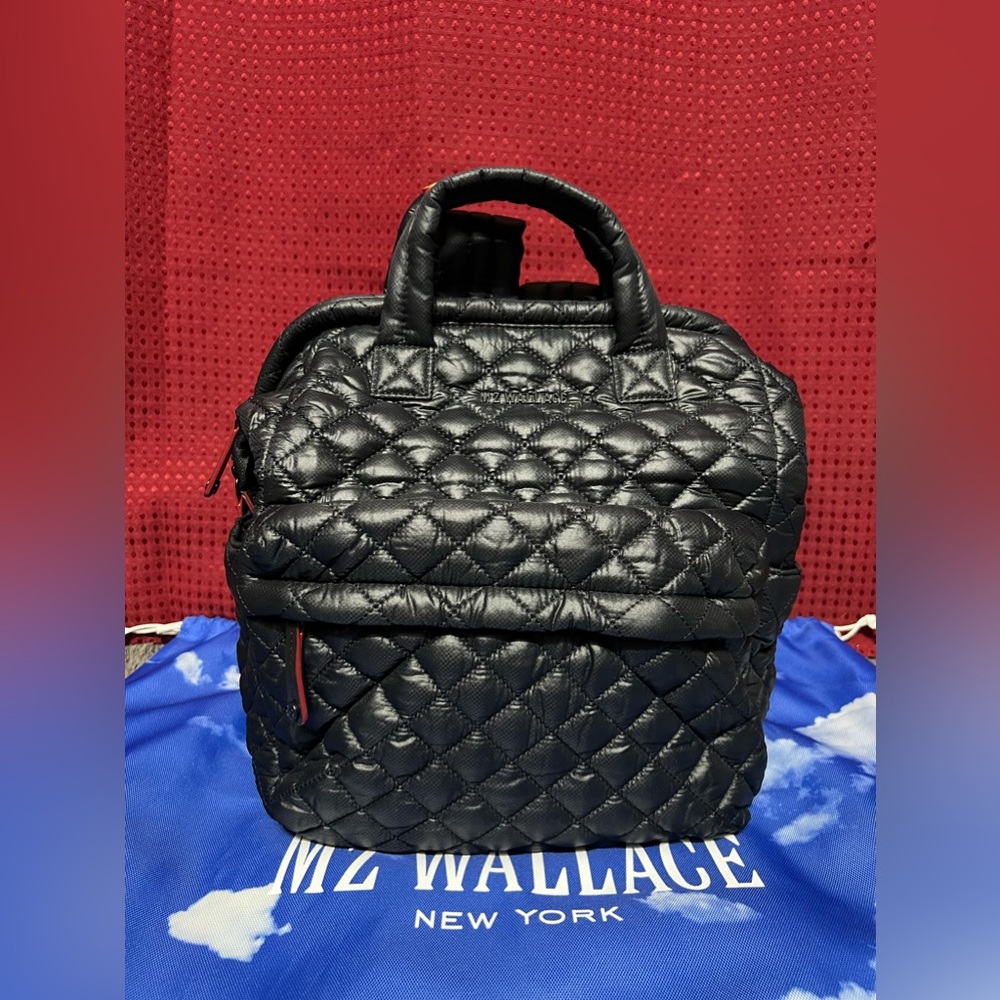 MZ Wallace small top handle backpack